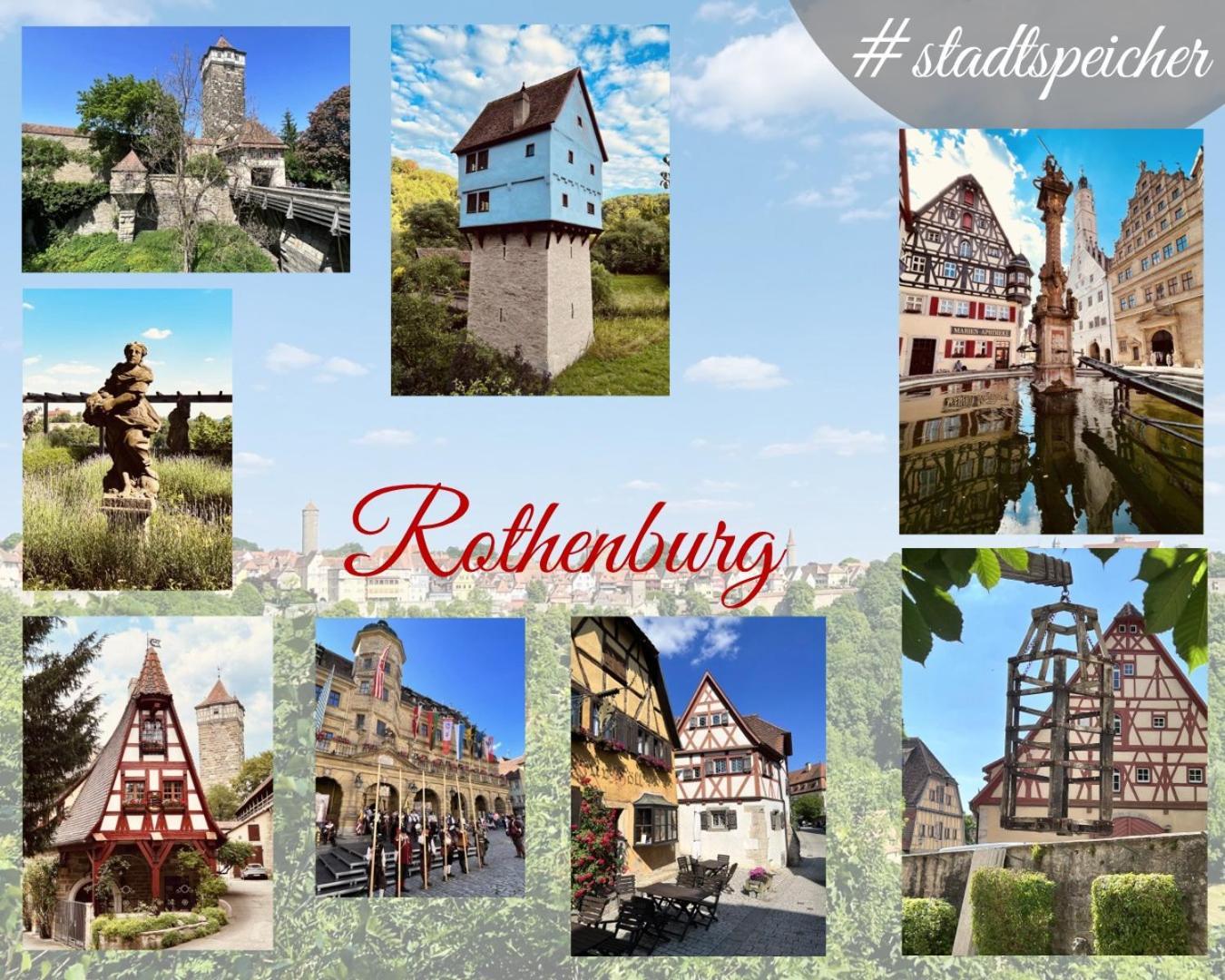 #Stadtspeicher - Gruener Stern Das Apartment Mitten In Der Altstadt Rothenburg ob der Tauber Exteriör bild