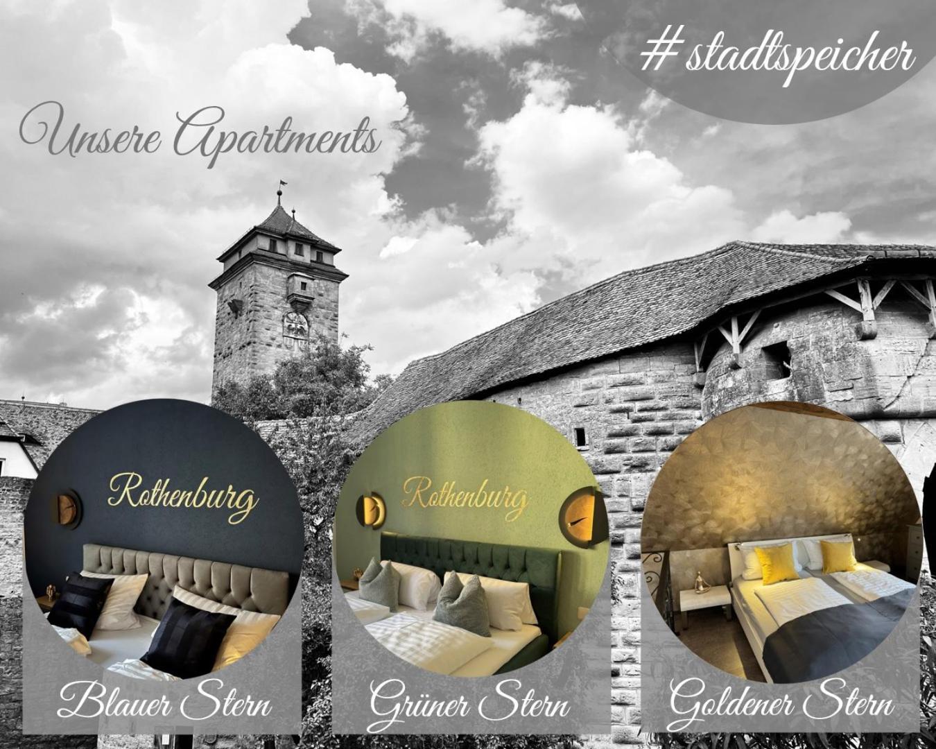 #Stadtspeicher - Gruener Stern Das Apartment Mitten In Der Altstadt Rothenburg ob der Tauber Exteriör bild